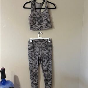 Evolution and Creation Gray Activewear Set